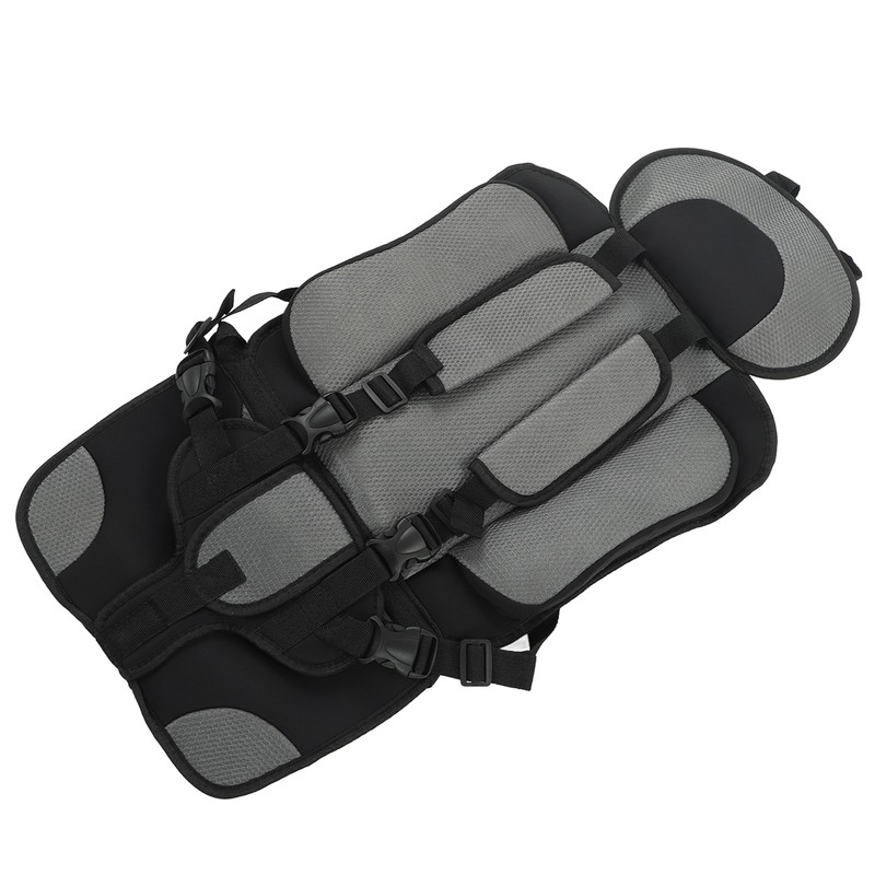 Children Safety Seat Simple Car Portable Seat Foldable Adjustable Strap