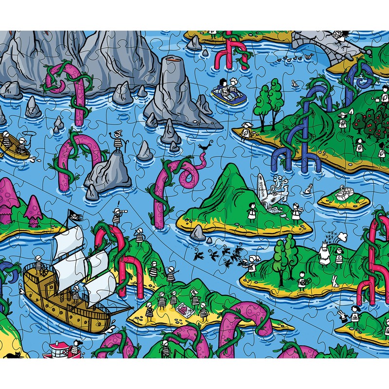 The Happy Isles • 1000-Piece Jigsaw Puzzle from The Magic