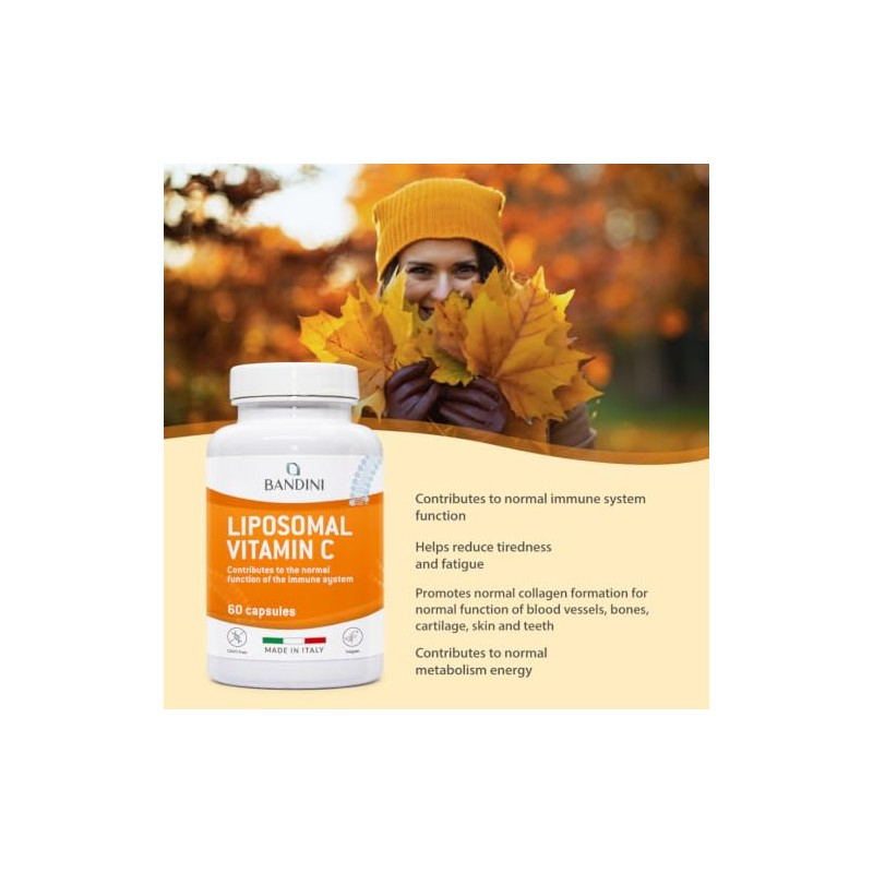 Bandini® Liposomal Vitamin C | High Strength Ascorbic Acid Capsules,