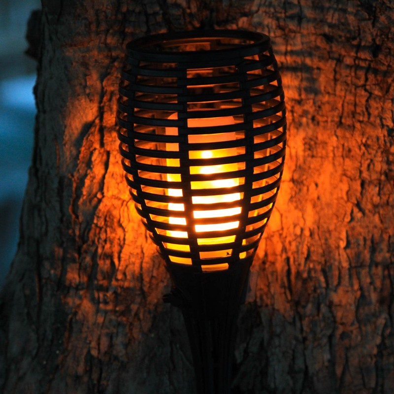 Mini Maity Sun Solar Torch with Flame Effect H70 cm