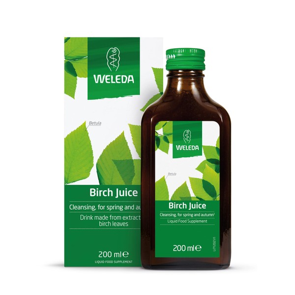 Weleda Birch Juice, Cleansing, Liquid Food Supplement, No Added Sugar,