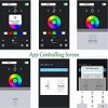 RGBZONE Wireless Bluetooth Magic Dream Color LED Light Controller DC5V-24V SP105E iOS/Android APP for WS2811 WS2812B WS2801 SK6812 Individually Addressable Programmable LED Pixel Module Panel Lamp