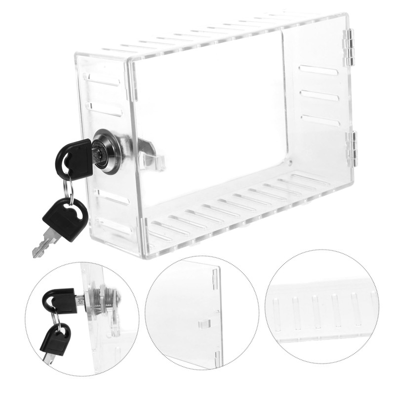 COHEALI Thermostat Lock Box with Keyed Security Durable Plastic Thermostat