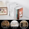 Bookends Bookends Metal Bookends Black Book Holder for Shelf Decorative