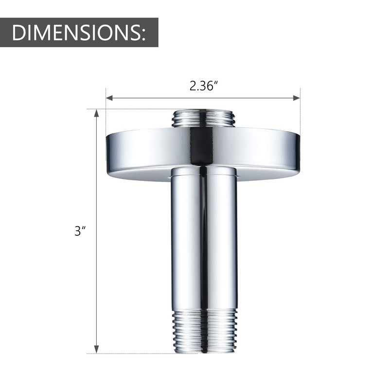 Celling Mounted Extention Shower Arm (Sold with Shower Arm Flange)