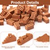 APOMOONS 100 Pcs Mini Bricks, Sim Micro Bricks for Garden,
