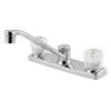 Pfister Pfirst Series Kitchen Faucet 2-Handle Chrome Acrylic Handles, G1351100