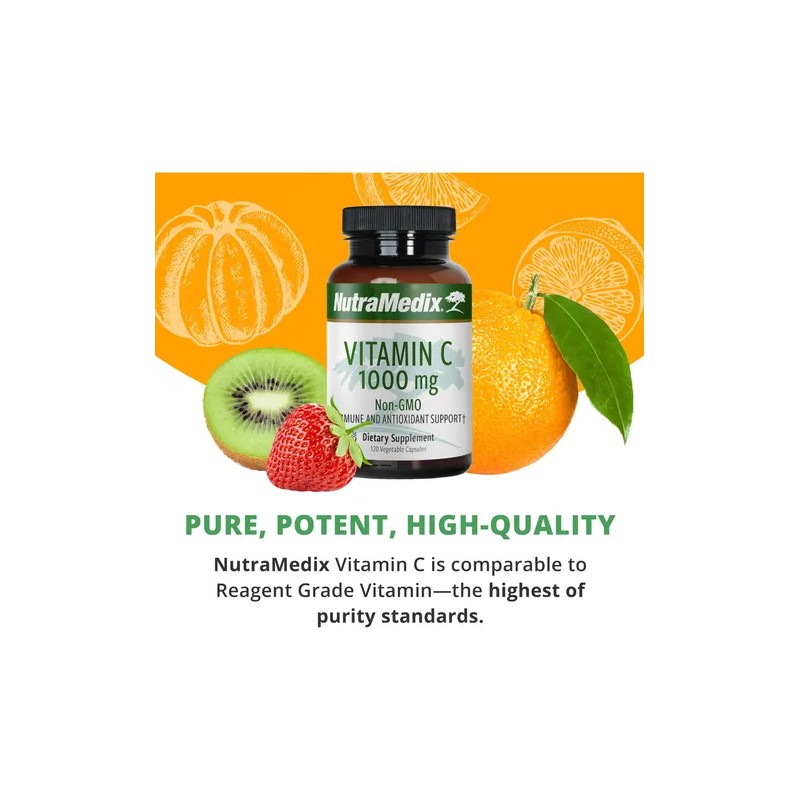 Nutramedix Vitamina 1000mg 120 Cápsulas Vegetales