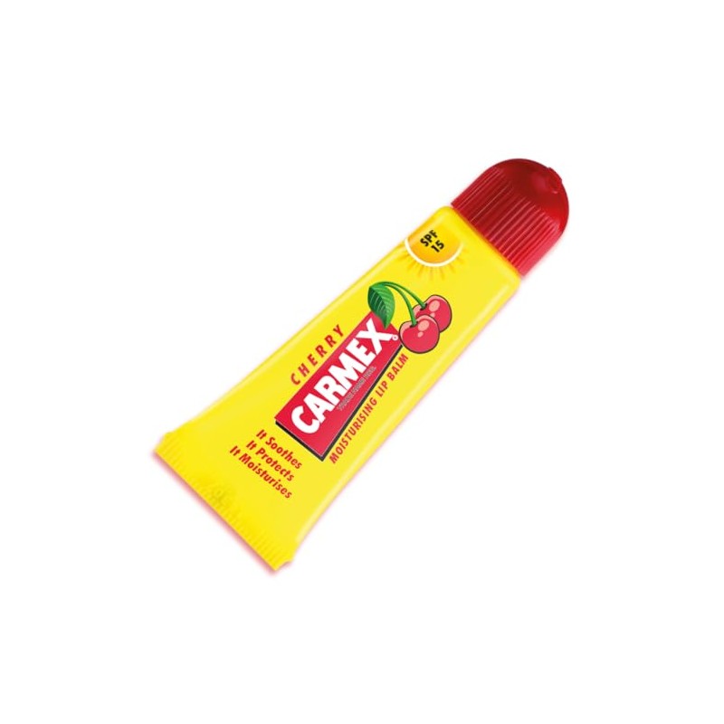 Carmex Tubo de bálsamo labial sabor cereza - SPF15
