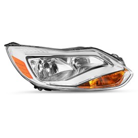 SOCKIR Headlight Assembly fit 2012-2014 Ford Focus OE Style Headlamp Replacement (Right Passenger Side)