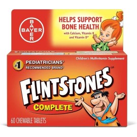Flintstones Chewable Kids Vitamins Complete Iron Immunity 60 chewable