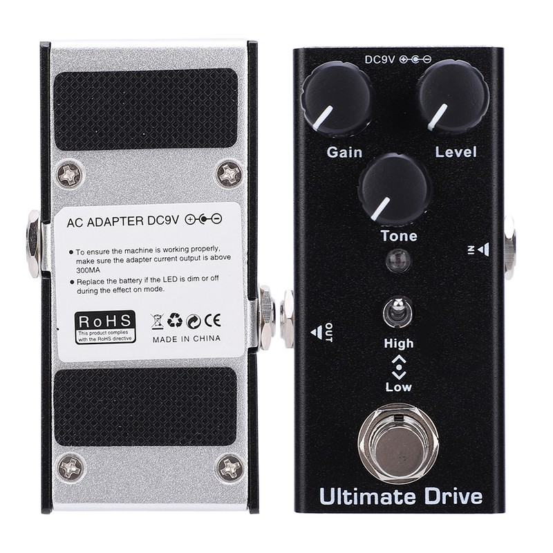 Ultimate Drive Electric Guitar Effect Pedal Mini Single True Bypass