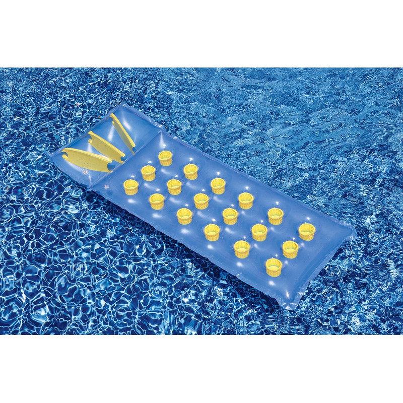 Swimline 9035 Inflatable Pool Mattress with 18 Air Pockets(Colors May