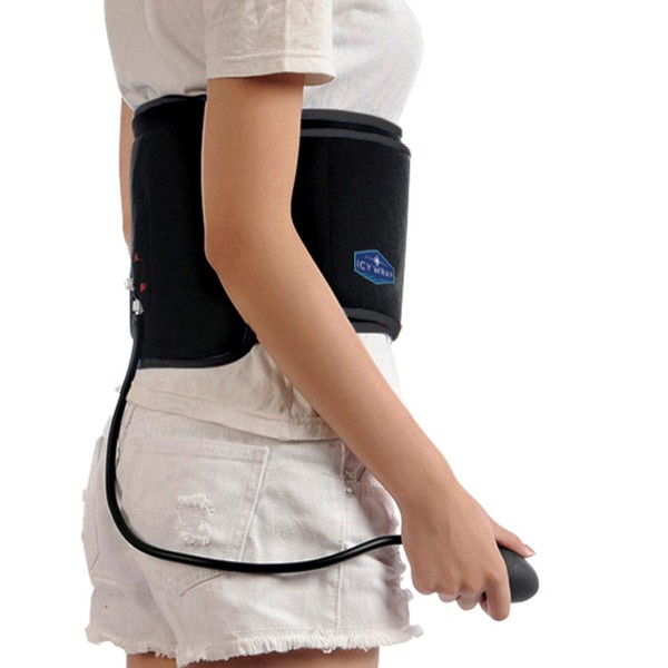 Icy Wrap Cold Pack Compression Wrap for Back Pain, Ice