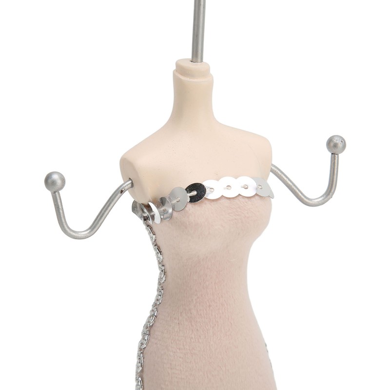 Model Dress Jewelry Display Stand Earring Necklace Ring Holder Storage