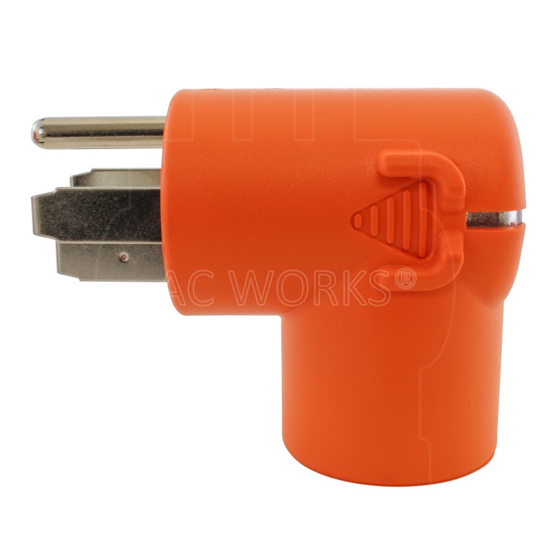 AC WORKS [AD1450L630] Locking Adapter Generator/ RV/ Range 14-50P Plug