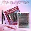 Mayhug Eyelash Extensions Set, 30D Lash Extension Set, 9-16 mm