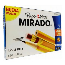 Lapiz Paper Mate Mirado Hexagonal 2 (72 Piezas )                                                                                                      