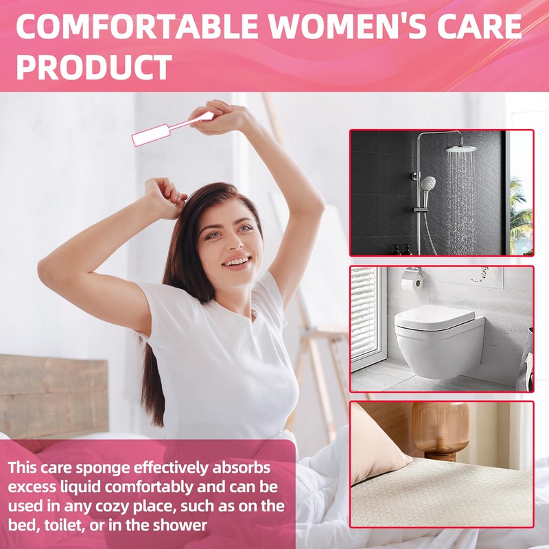 (30-Pack) Calvana White Drip Sticks for Females, Drip Stick Absorbing