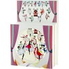 Forever Birthday Pop Up 3D Laser Card Hand Stucked Dancing