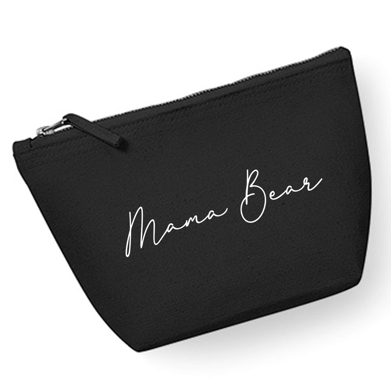 Womens Mama Bear Makeup Bag - Slogan Mothers Day Gift