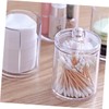 STOBAZA 2pcs Double Layer Cotton Swab Container Gauze Swabs Box