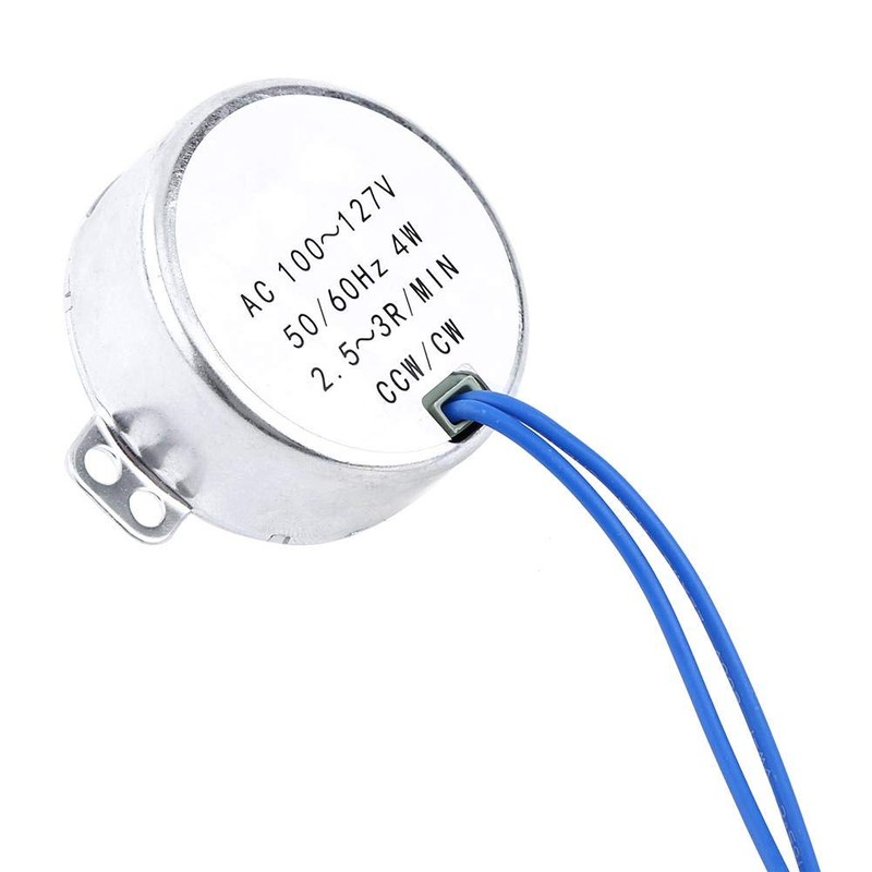 4W 50/60Hz Frequency Synchronous Motor AC 100-120V 110V CCW/CW Direction