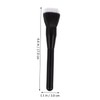 Baluue 2pcs Double-layer Fiber Blush Highlight Makeup Brush Flat-head Design