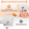 Probrico Smart Lock Keyless Entry Door Lock with Handle, Satin