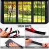 59 Ft Window Grille Inserts Grid Kit, Self-Adhesive Peel and