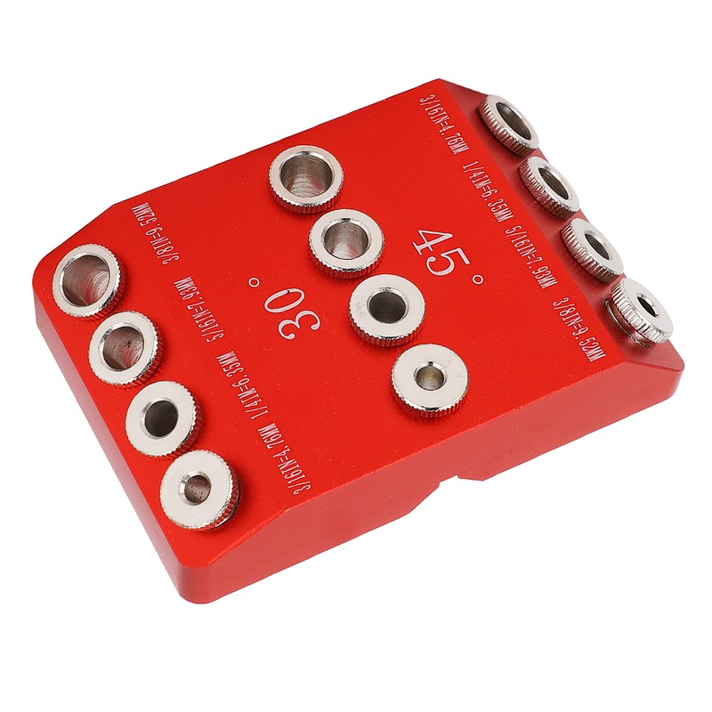 Pocket Hole Jig 30° 45° 90° Holes Drill Guide Drilling