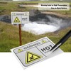 Create idea 10PCS Warning Label for High Temperature Area on