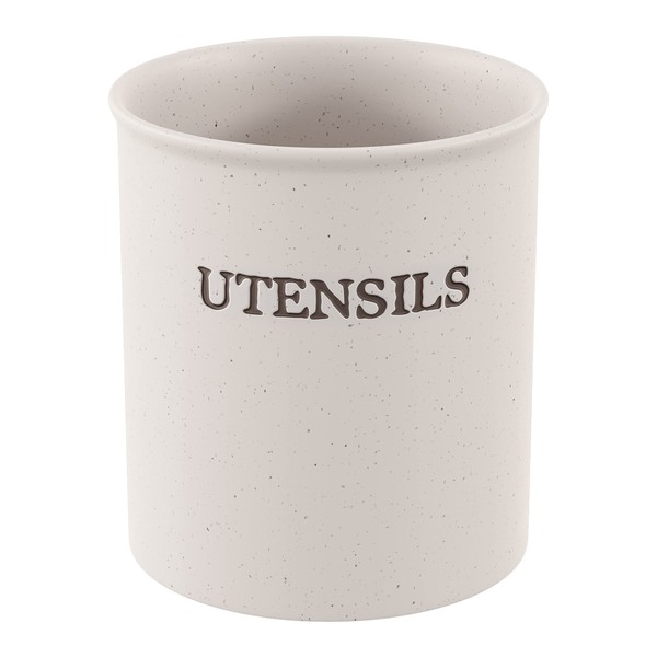 KooK Large Utensil Crock for Kitchen Counter, Ceramic Utensil Holder,