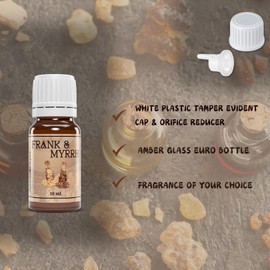 Aroma Depot Essential Oil 10ml Frankincense and Myrrh Scented Oil I Premium Grade Fragrance Oil for, Massage, Candle & Soap Making I Natural Aromatherapy Oil for Home Diffusers I Fragrance DIY-10ml