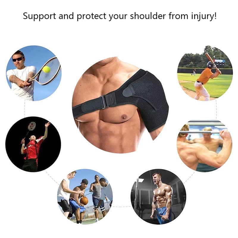 YIKANGHENG Shoulder Brace, Adjustable Large Size Shoulder Support for Men