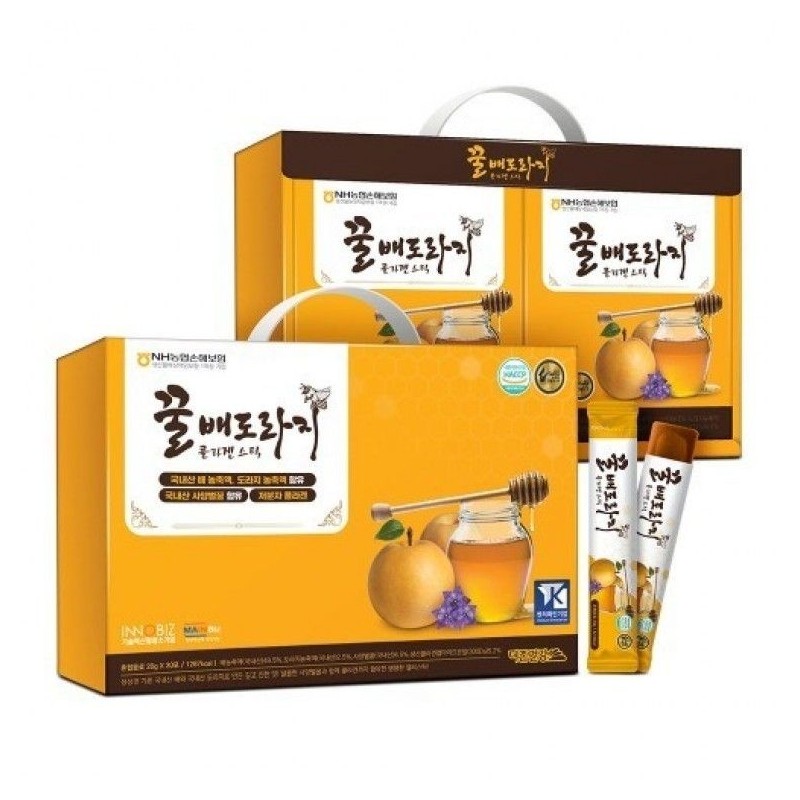 더존건강 DUZON HEALTH Honey Pear Bellflower Collagen Stick 20g x