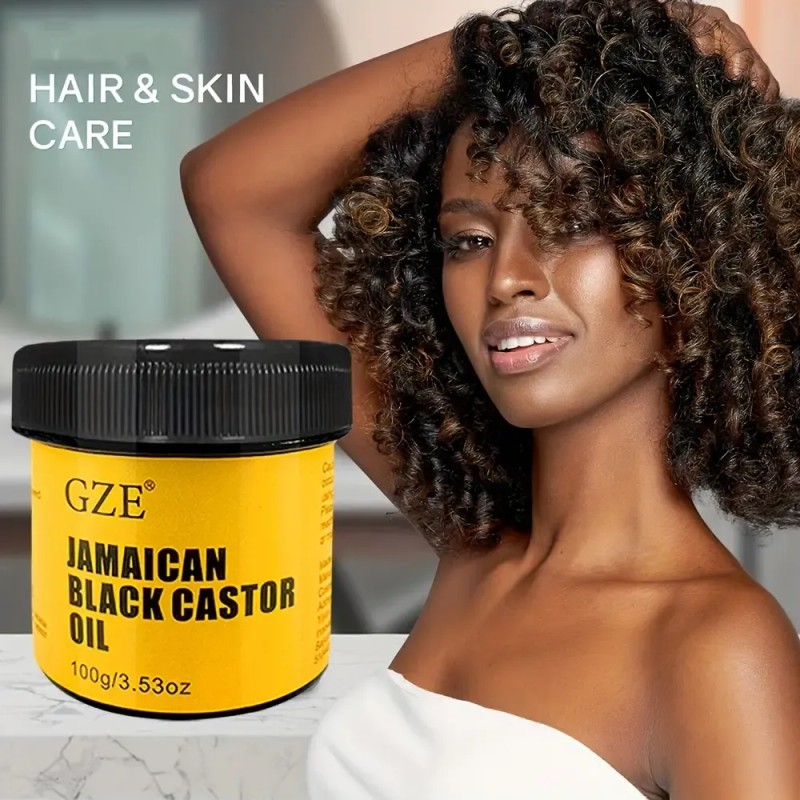 Aceite De Ricino Negro Gze Jamaican Puro Y Natural Para