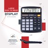 CATIGA 12 Digits Desktop Calculator with Large LCD Display and