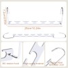 Lighterday 10 Pcs Space Saving Hangers,Magic Hangers Space Savers,Wardrobe Space