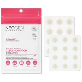 Neogen Dermalogy A Clear Soothing Clear Spot Patch 12mm x 12p + 10mm x 12p set, 5 pieces / 네오젠 더마로지 에이 클리어 수딩 클리어 스팟 패치 12mm x 12p + 10mm x 12p 세트, 5개
