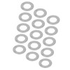 120Pcs Washer Flat Stainless Steel 4mm ID 7mm OD Accessory
