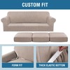 H.VERSAILTEX 4 Piece Stretch Sofa Covers for 3 Cushion Couch