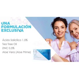 Jabón Limpiador Facial En Barra Uth Con Ácido Salicílico Todo Tipo De Piel Día/noche