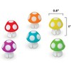 Genuine Fred Tiny Hongos Marcadores de Bebida de Silicona, 2.54cm