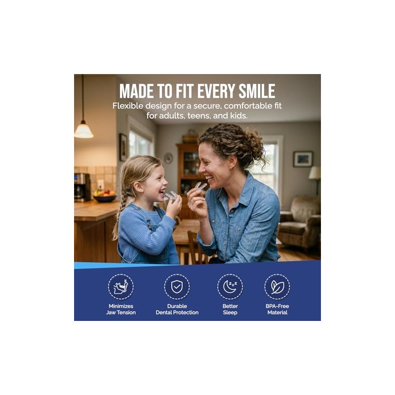 Mouth Guard for Teeth Grinding – Custom Moldable Mouthguard for
