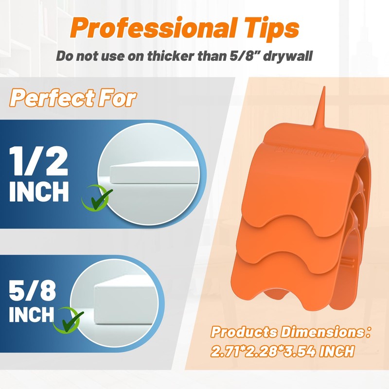 Bechandy 6 Pack Drywall Outlet Marker - No Measuring Needed