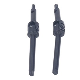 2PCS Steel Drive Shaft Front Rear Transverse Drive Shaft for Axial SCX24 1/24 Climbing Vehicles Black
