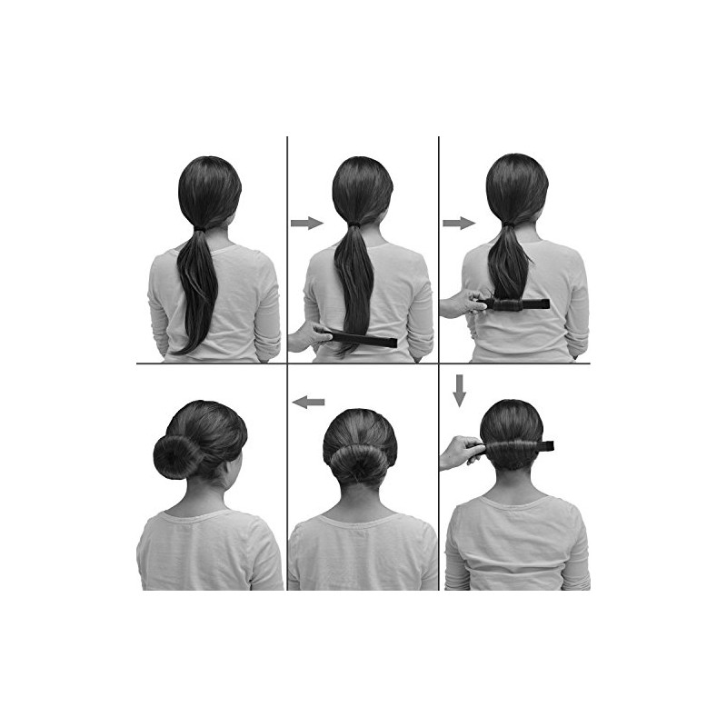 PRETTYSHOP Bun Maker, FrenchTwist Hairstyle, Bun Hair Styling Tool