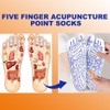 HASAIKA® Fussreflexzonenmassage Socken, Reflexology Chart Socks, Akupressur Massagesocken, Massagesocken Druckpunkt