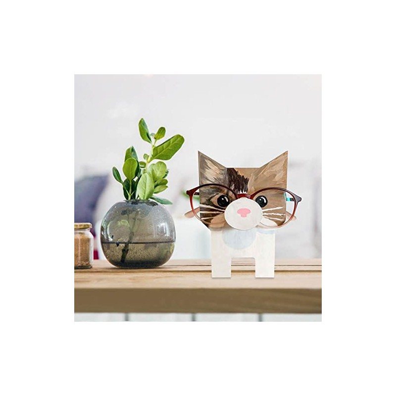 Wooden Animal Spectacle Eyeglass Holder Display Stand Glasses Sunglasses Display